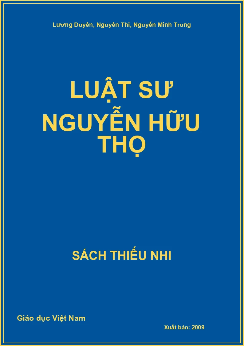 Luật sư Nguyễn Hữu Thọ