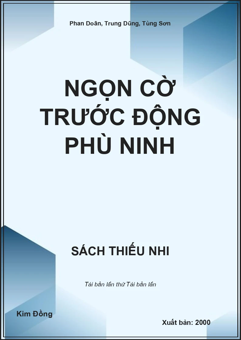 Ngọn cờ trước động phù Ninh