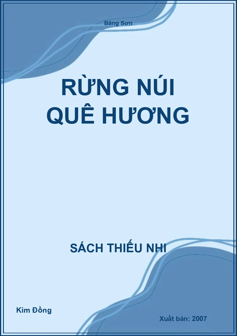Rừng núi quê hương