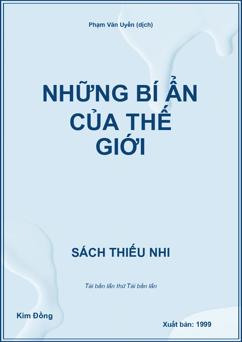 Những bí ẩn của thế giới