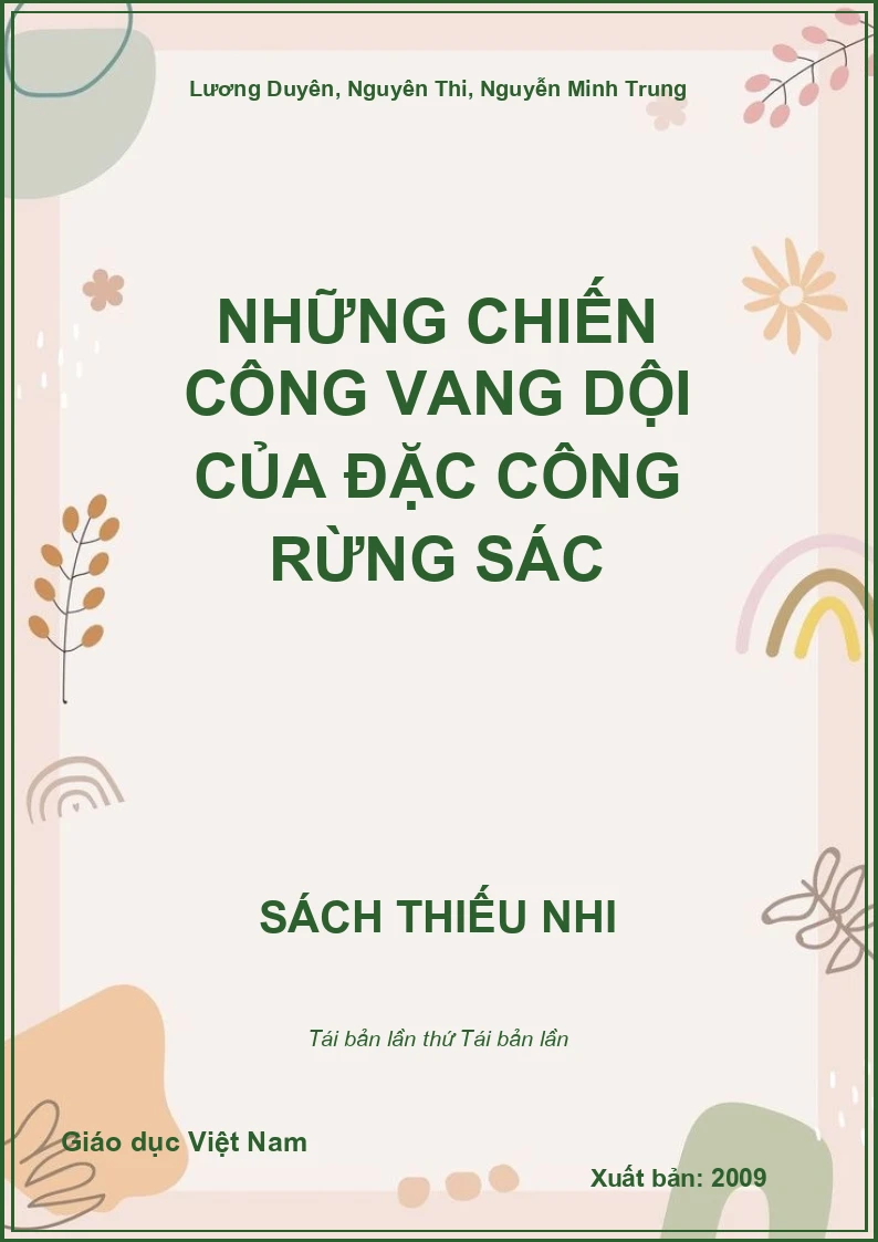 Những chiến công vang dội của đặc công rừng sác