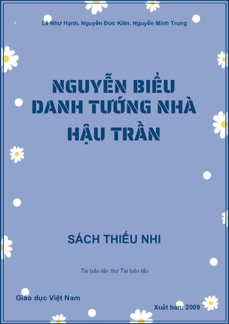 Nguyễn Biểu danh tướng nhà hậu trần