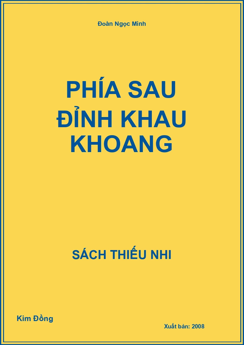 Phía sau đỉnh khau khoang