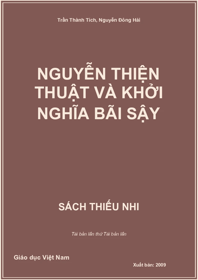 Nguyễn Thiện Thuật và khởi nghĩa Bãi Sậy