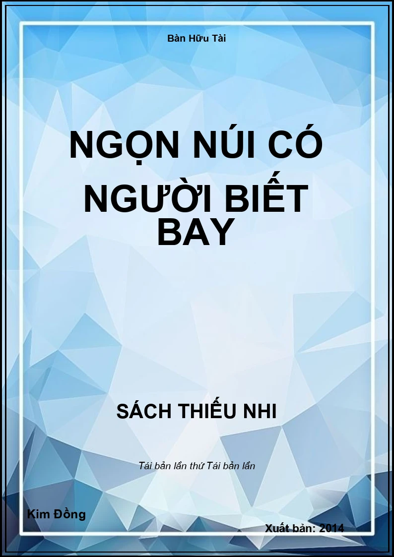 Ngọn núi có người biết bay