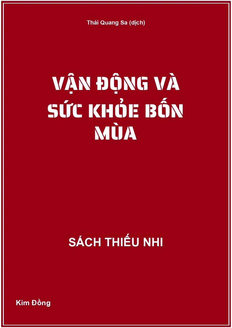 Vận động và sức khỏe bốn mùa