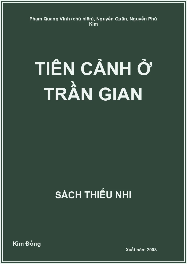 Tiên cảnh ở trần gian