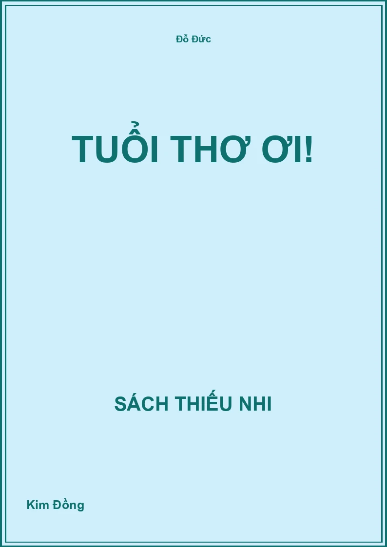 Tuổi thơ ơi!