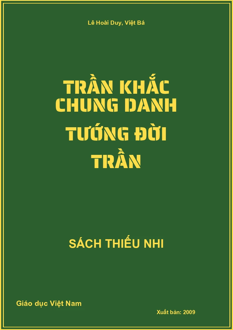 Trần Khắc Chung danh tướng đời Trần