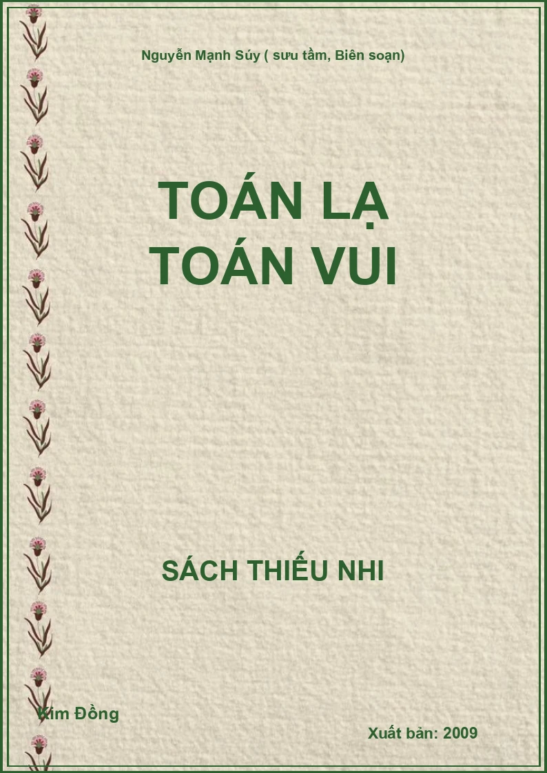 Toán lạ toán vui