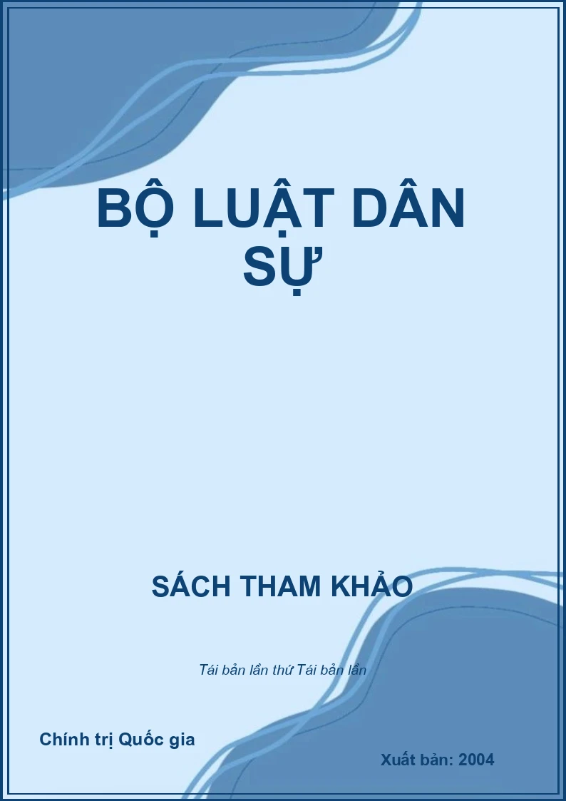 Bộ luật dân sự