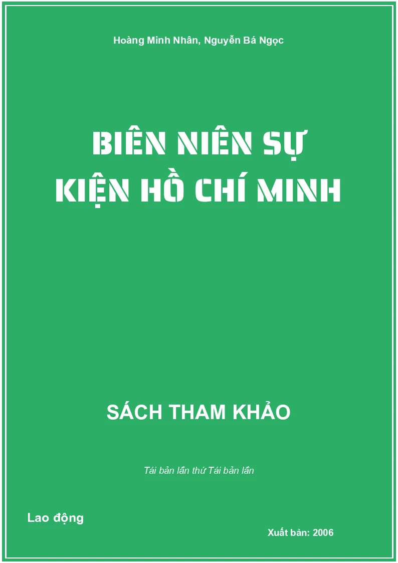 Biên niên sự kiện Hồ Chí Minh