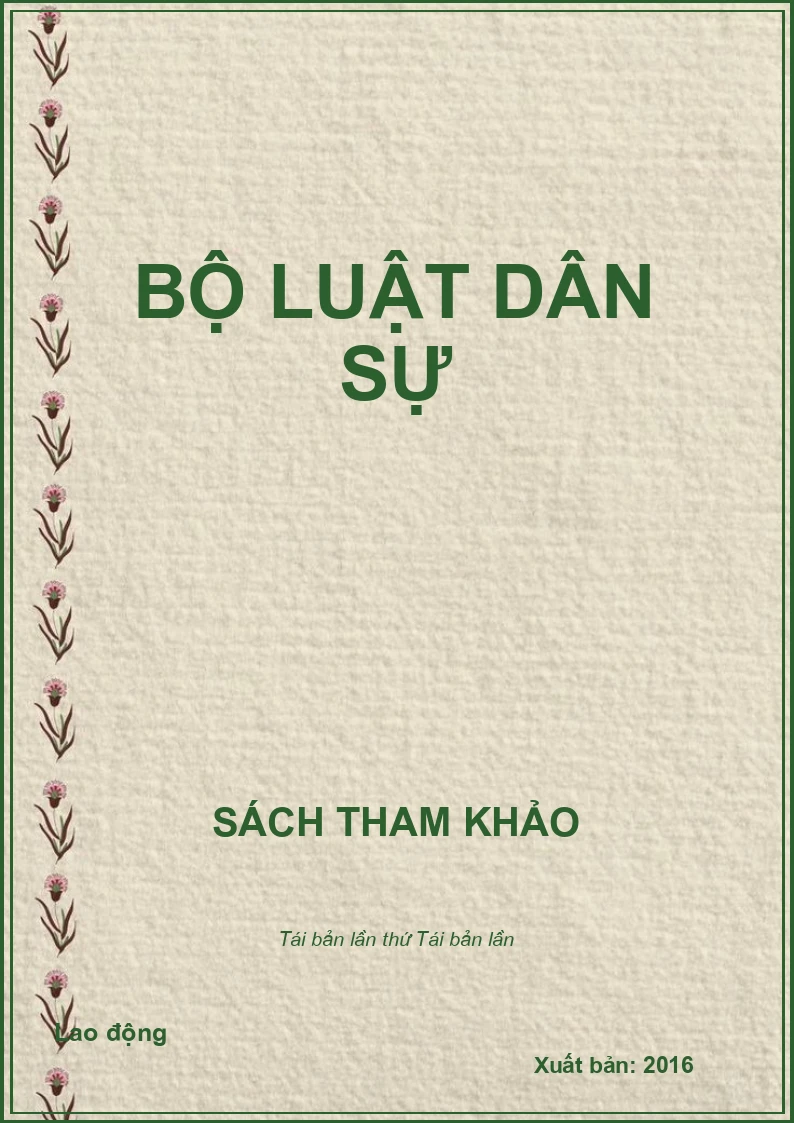 Bộ luật dân sự
