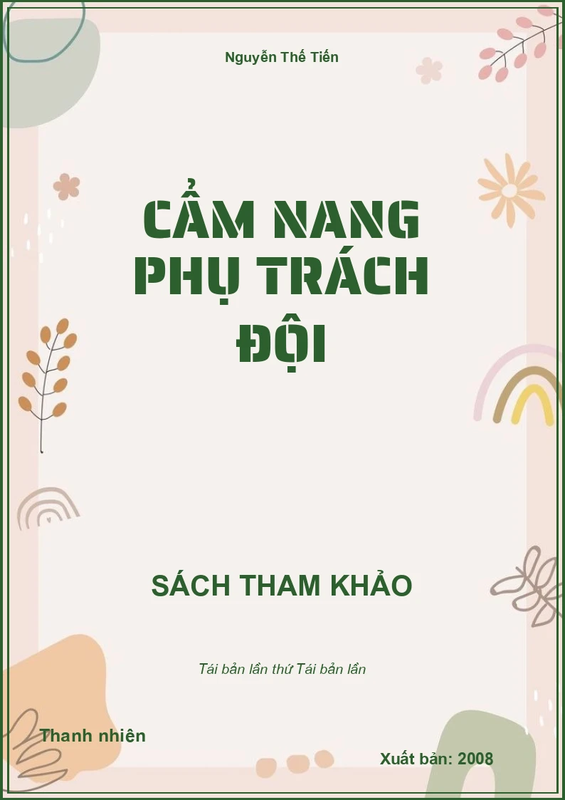 Cẩm nang phụ trách Đội