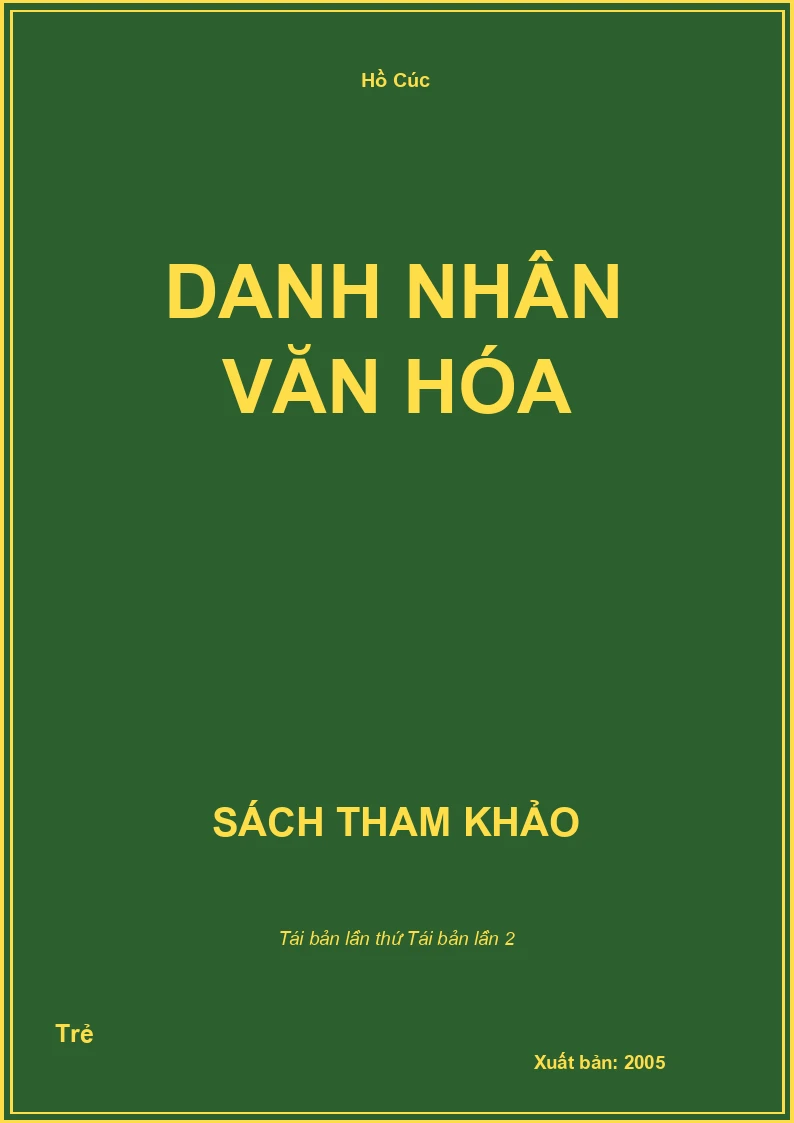 Danh nhân văn hóa