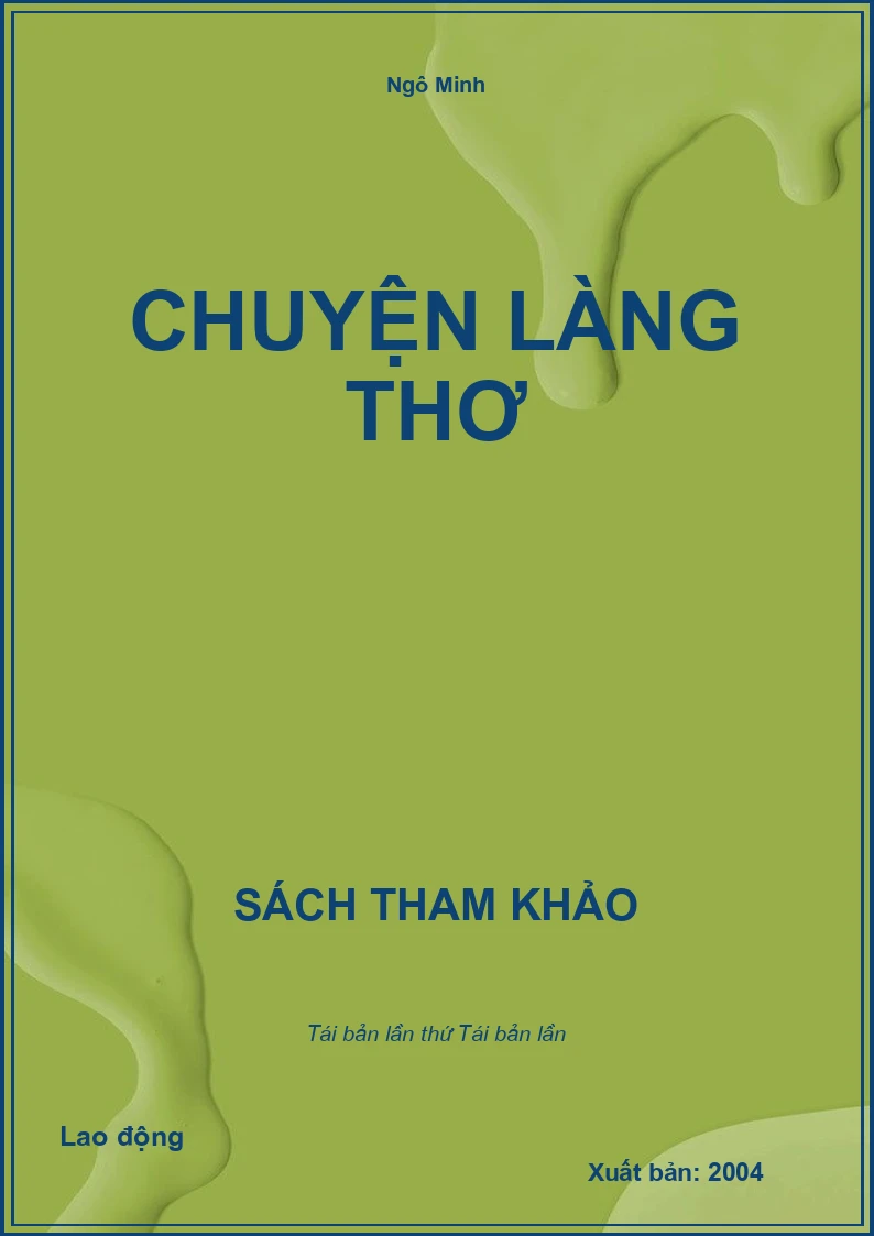 Chuyện làng Thơ