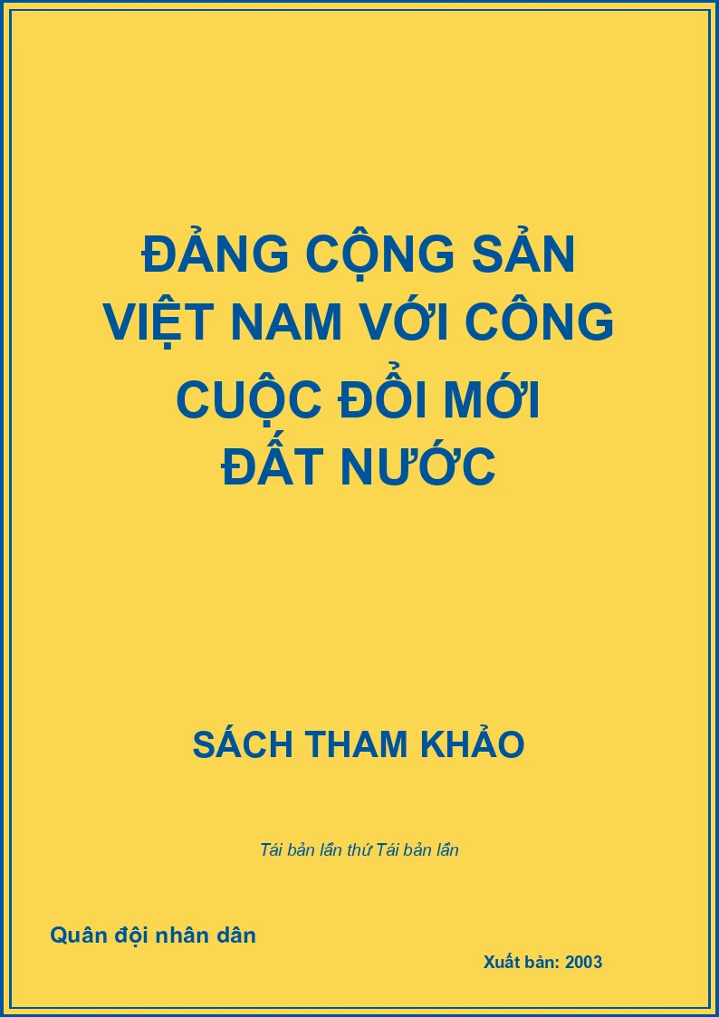Đảng cộng sản Việt Nam với công cuộc đổi mới đất nước