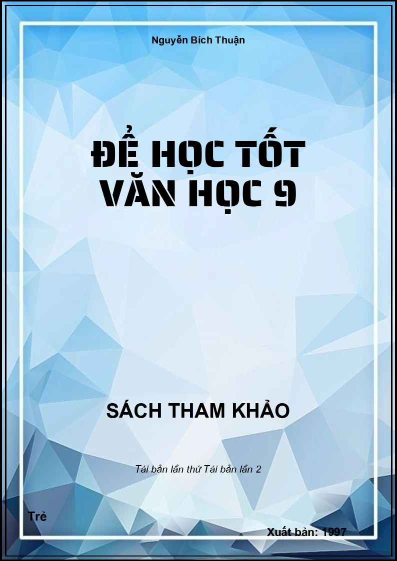Để học tốt Văn học 9