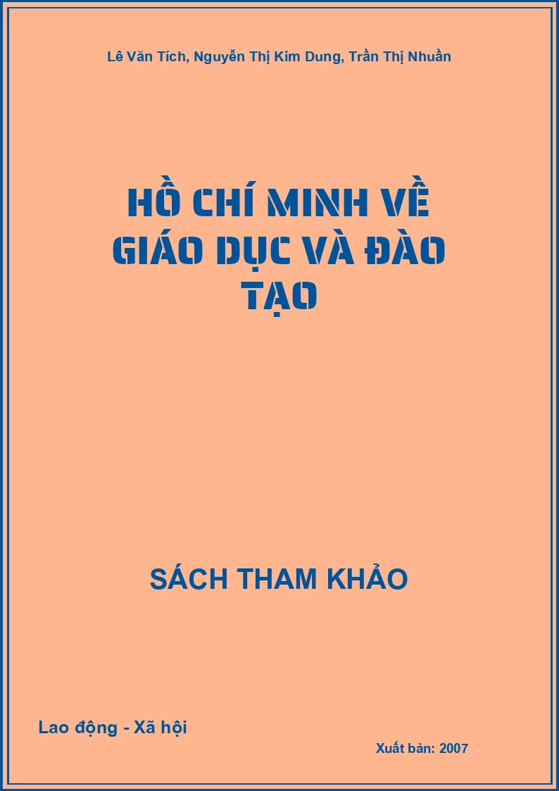 Hồ Chí Minh về giáo dục và đào tạo