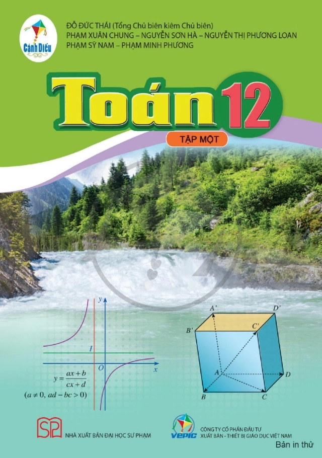 Sách giáo khoa Toán 12 - Tập 1 Cánh Diều