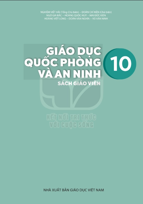 Sách giáo viên Giáo dục Quốc phòng và an ninh 10 - Kết nối tri thức