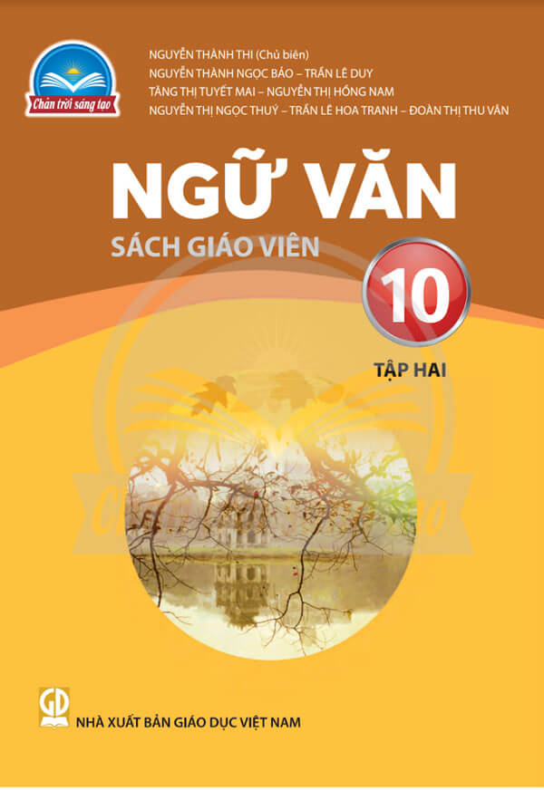 Sách giáo viên Ngữ văn 10 - Tập 2 Chân Trời Sáng Tạo