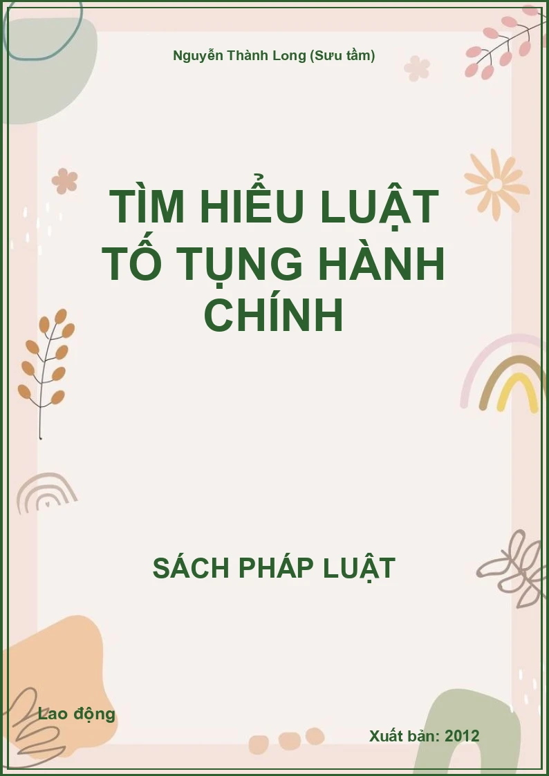 Tìm hiểu Luật tố tụng hành chính
