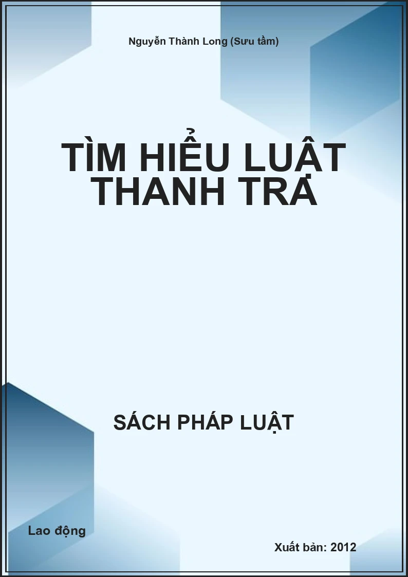 Tìm hiểu Luật thanh tra