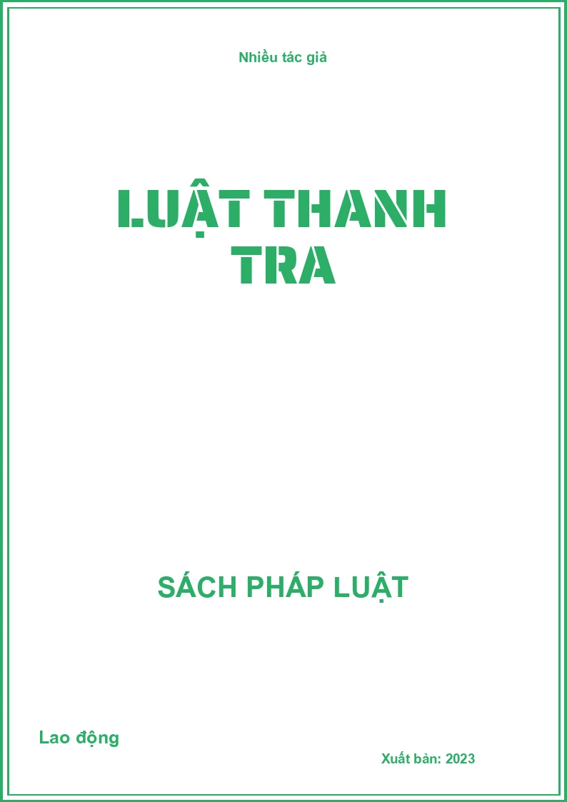 Luật Thanh tra