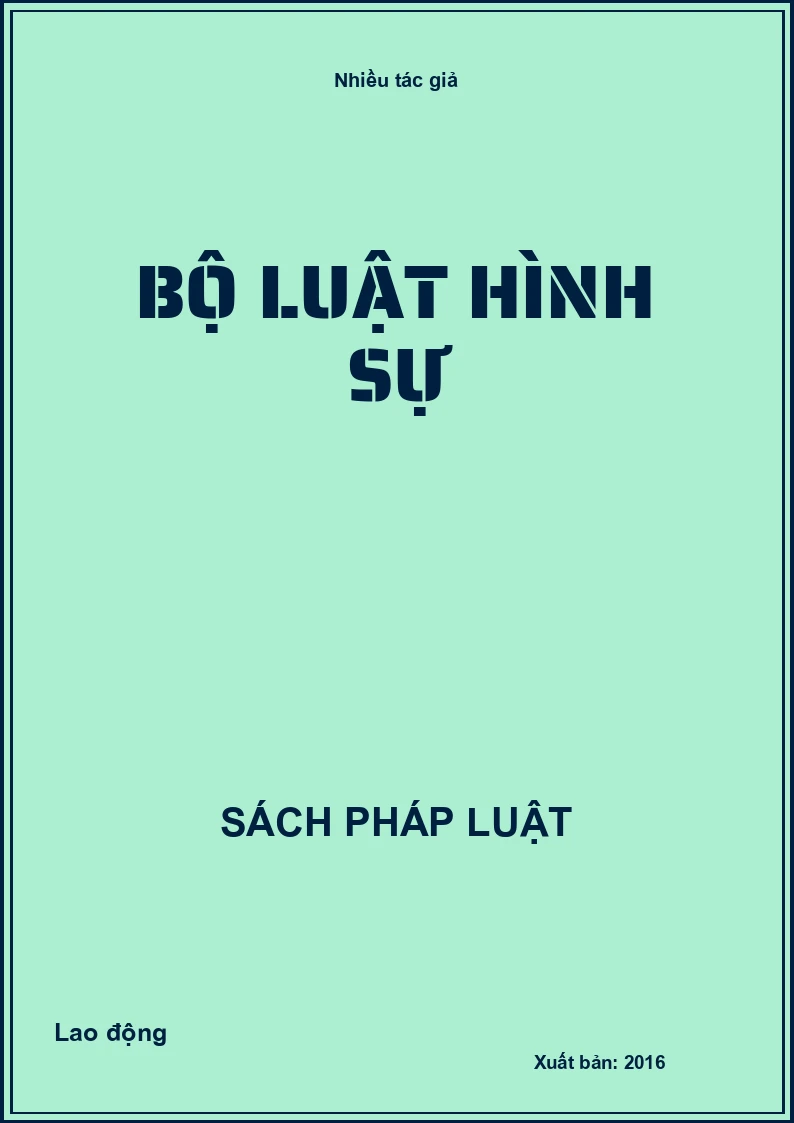Bộ luật Hình sự