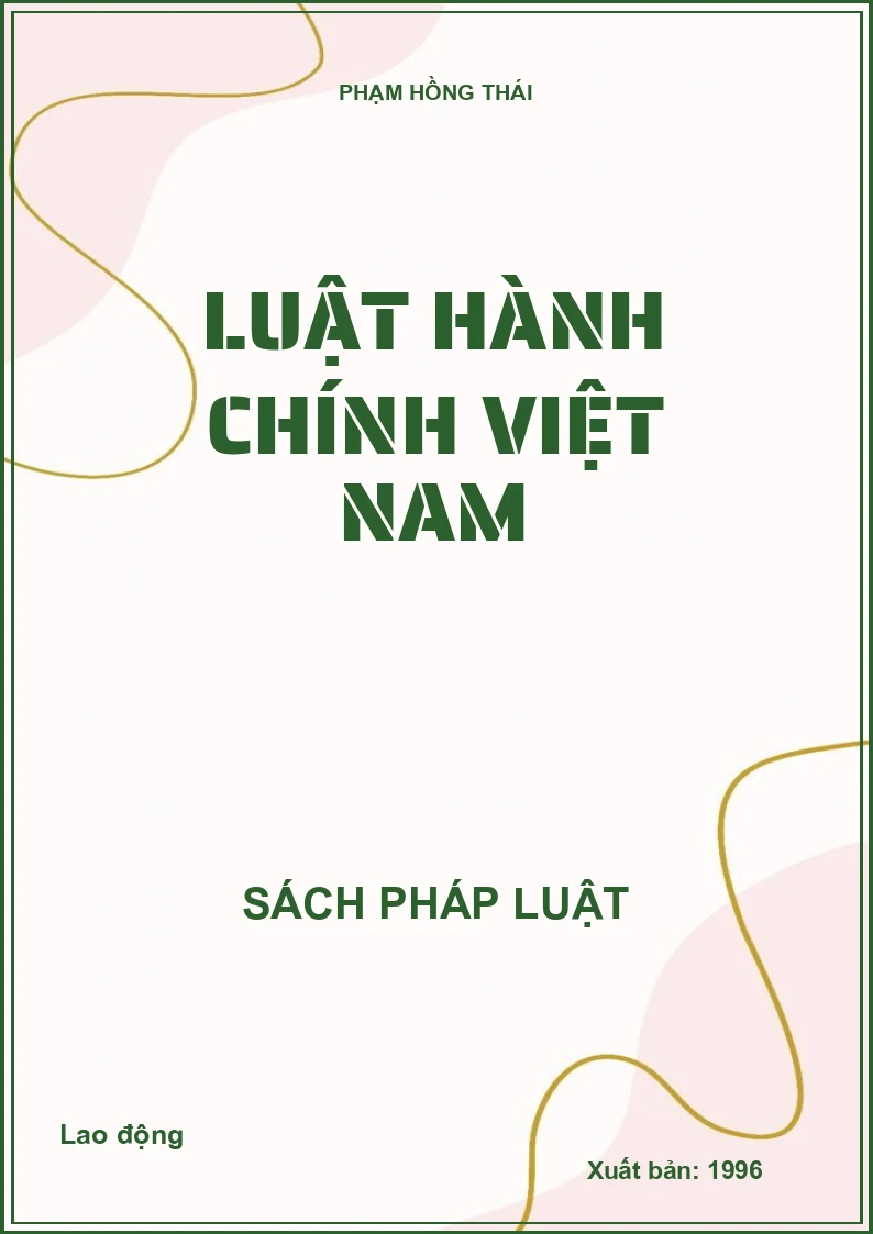 Luật hành chính Việt Nam