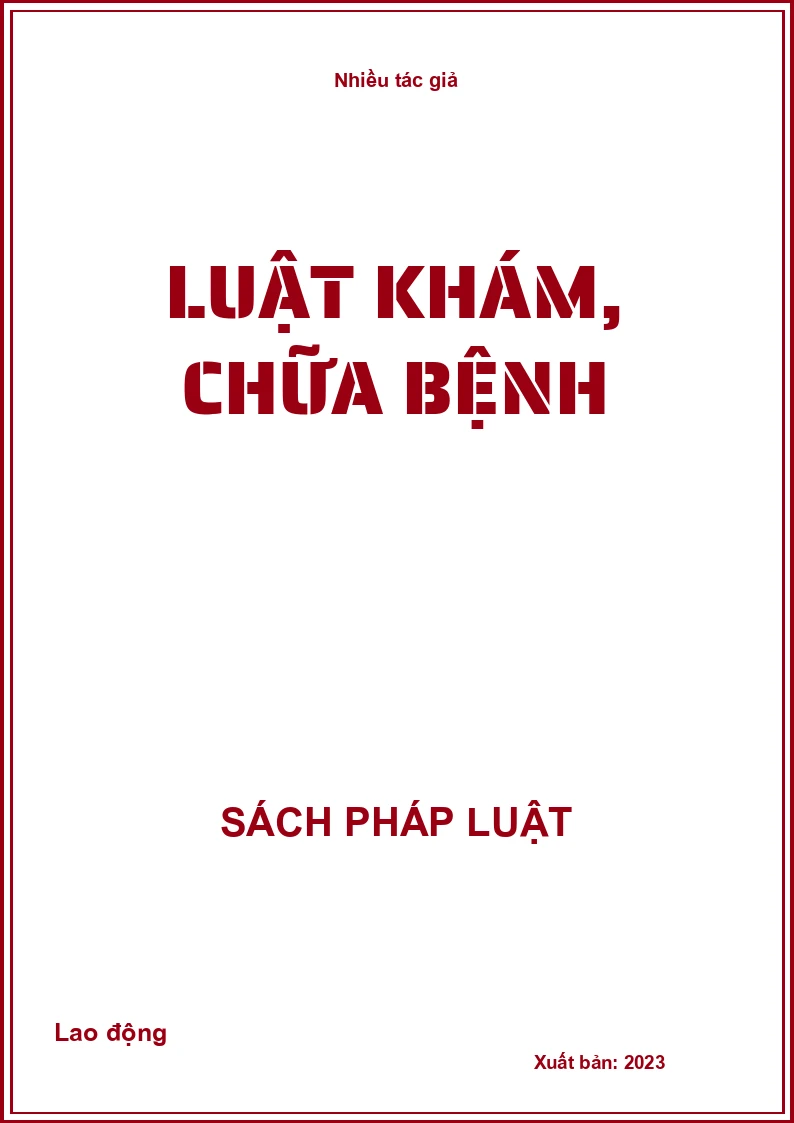 Luật Khám, Chữa bệnh