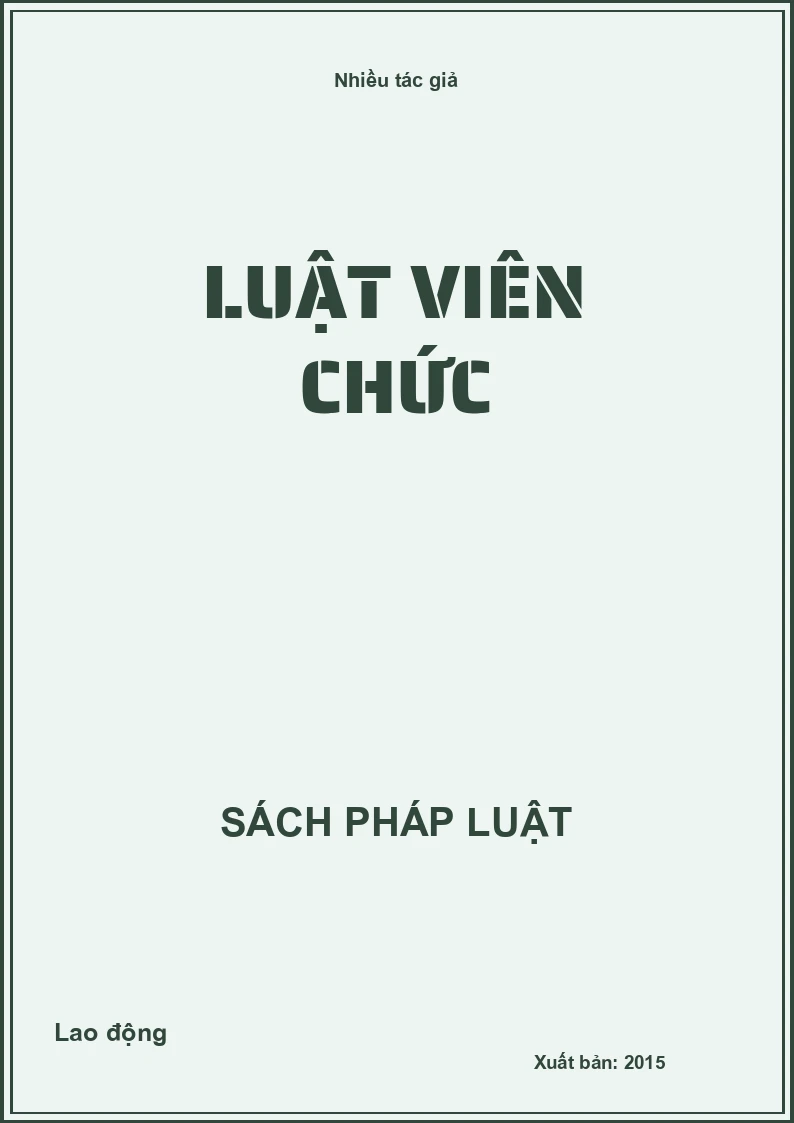 Luật Viên chức