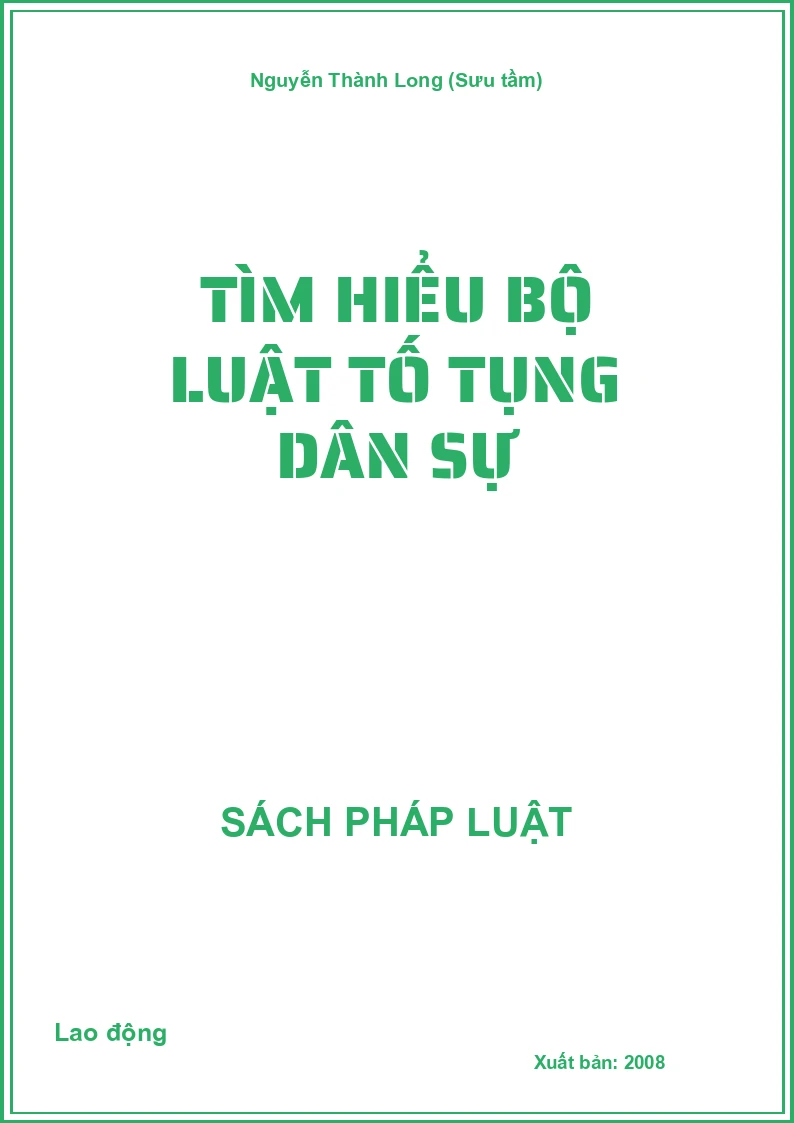 Tìm hiểu bộ luật Tố tụng Dân sự