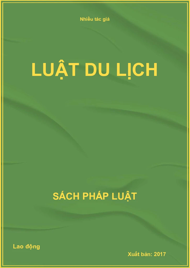 Luật Du lịch