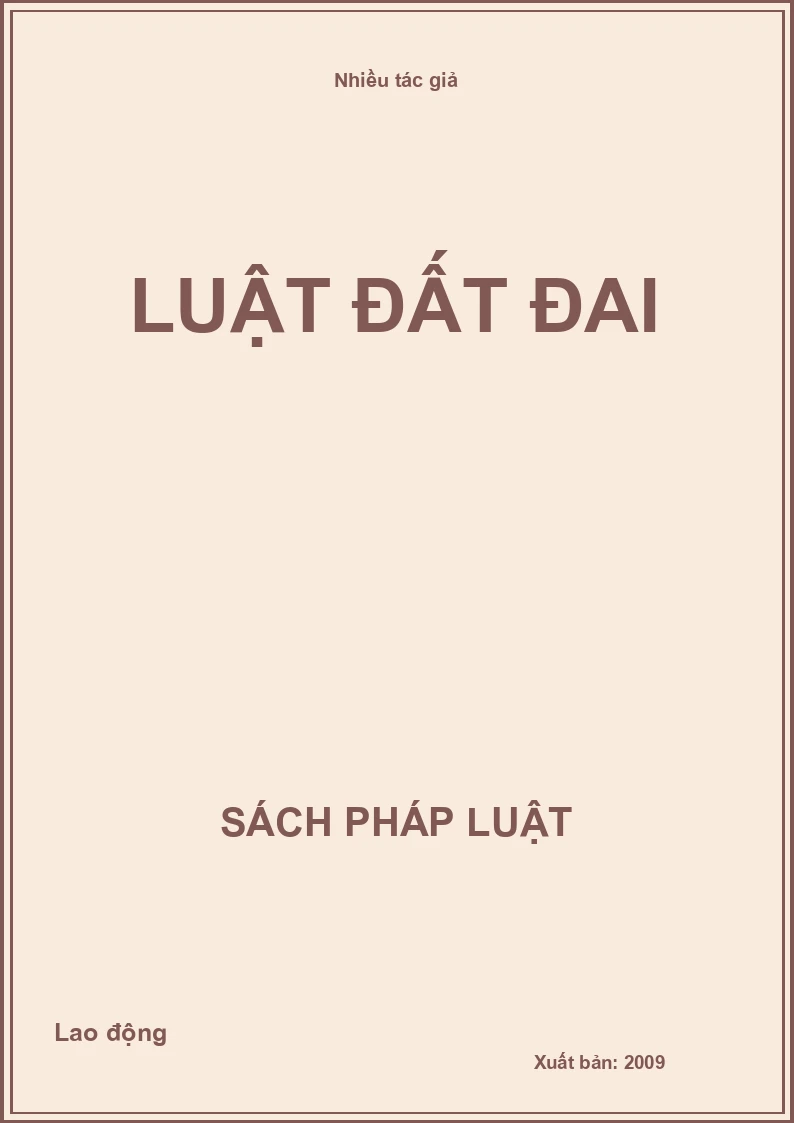 Luật Đất đai
