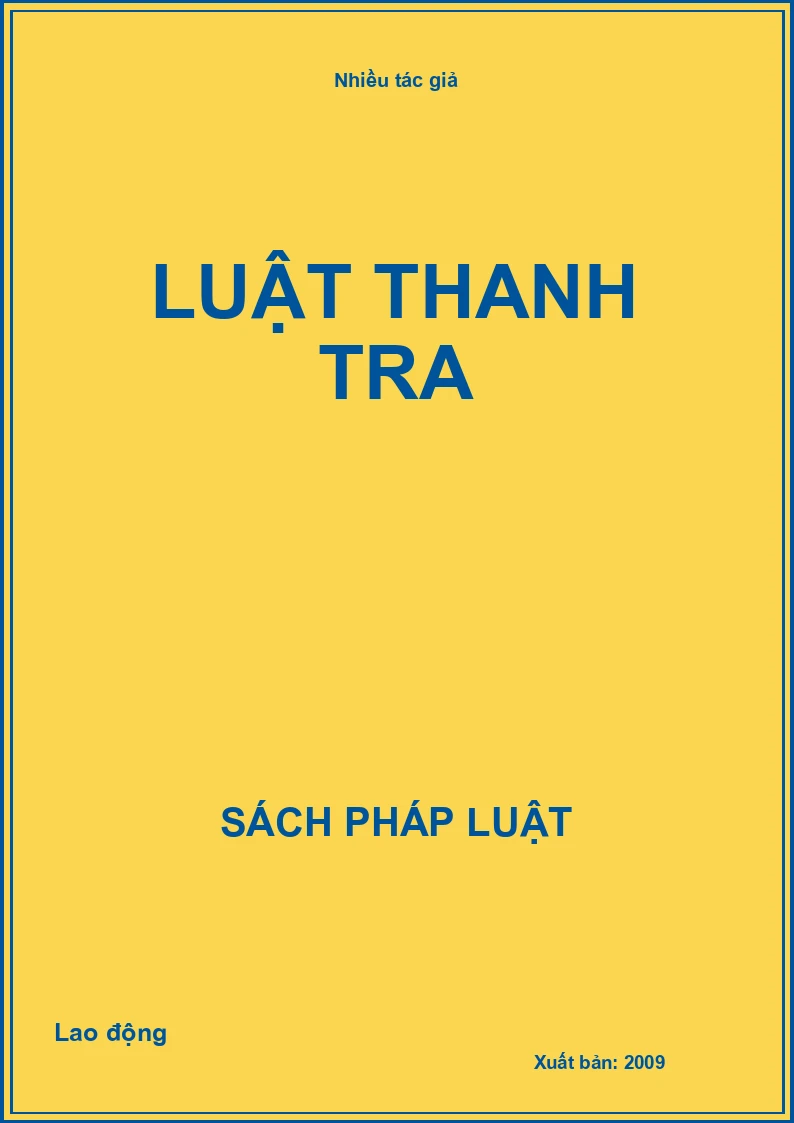 Luật Thanh tra