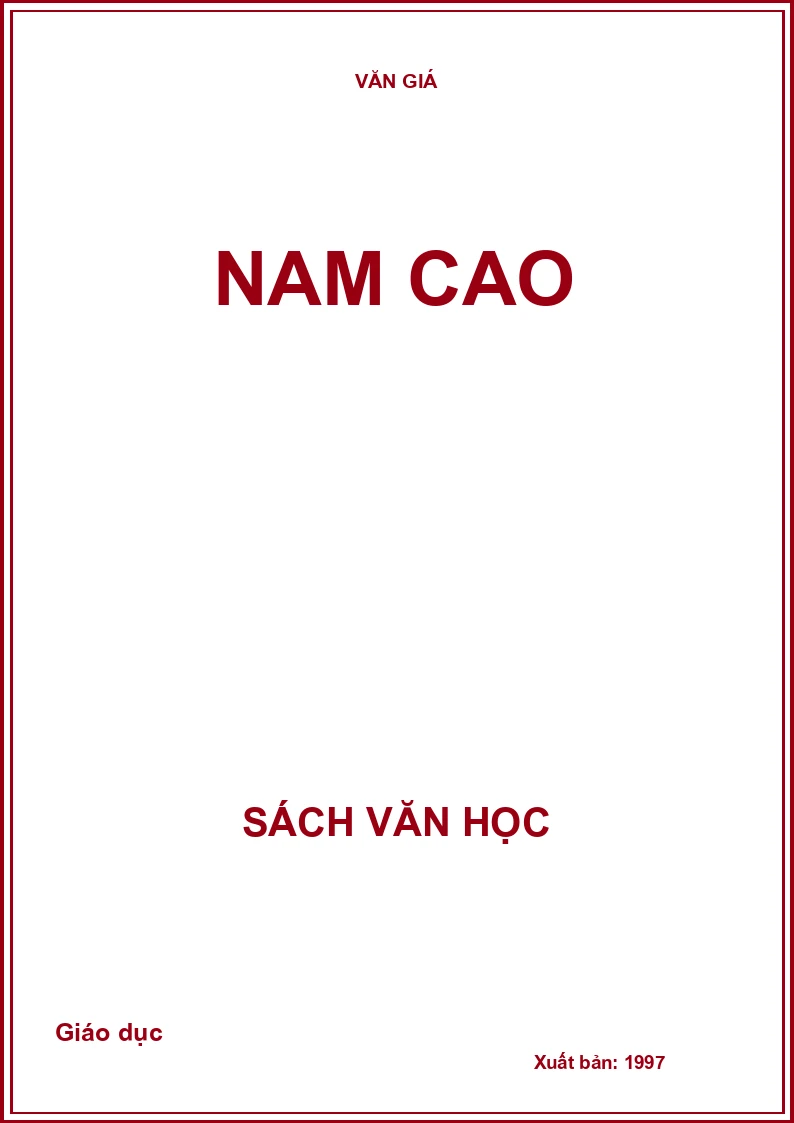 Nam Cao