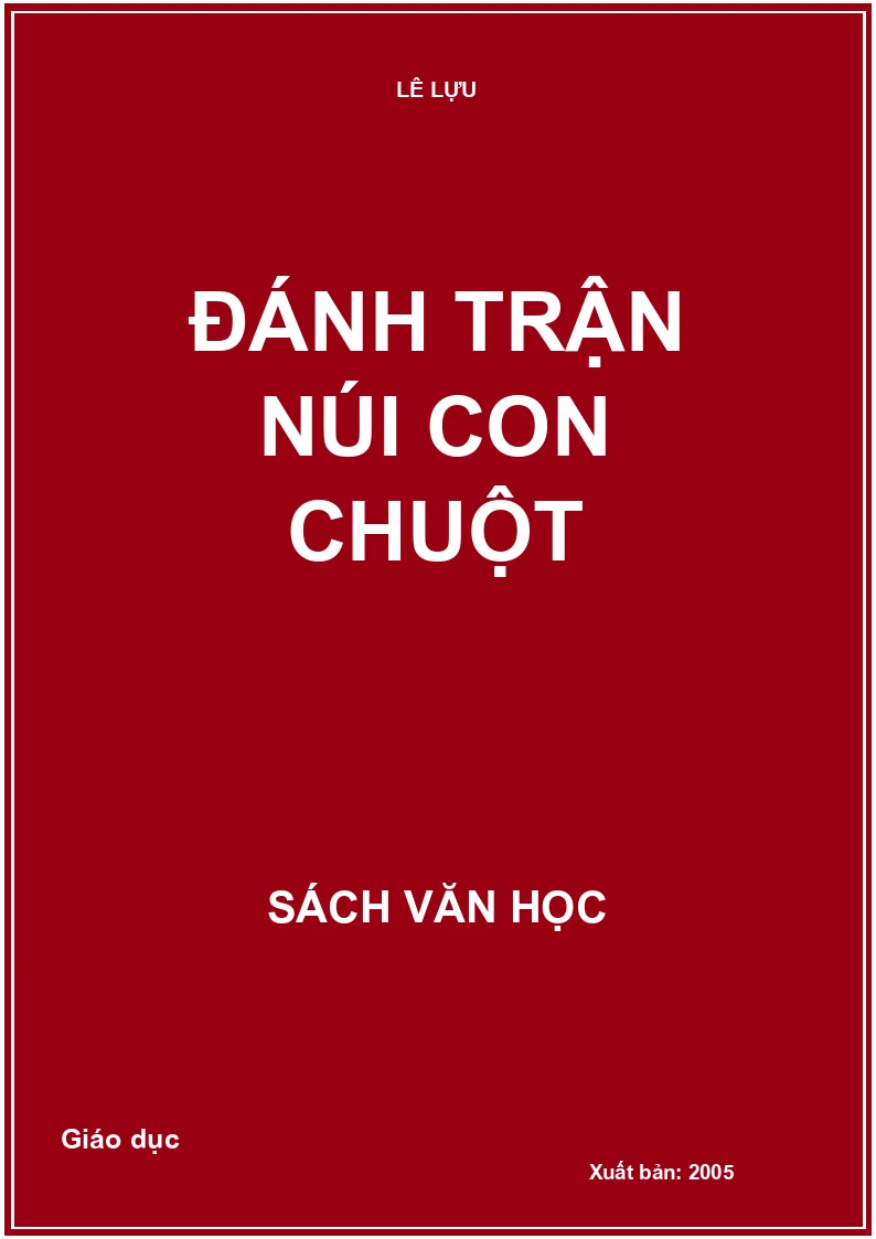 Đánh trận núi con chuột