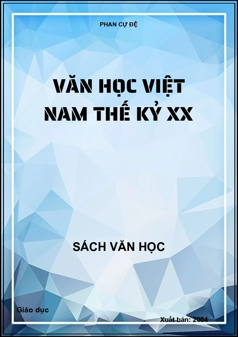 Văn học Việt Nam thế kỷ XX