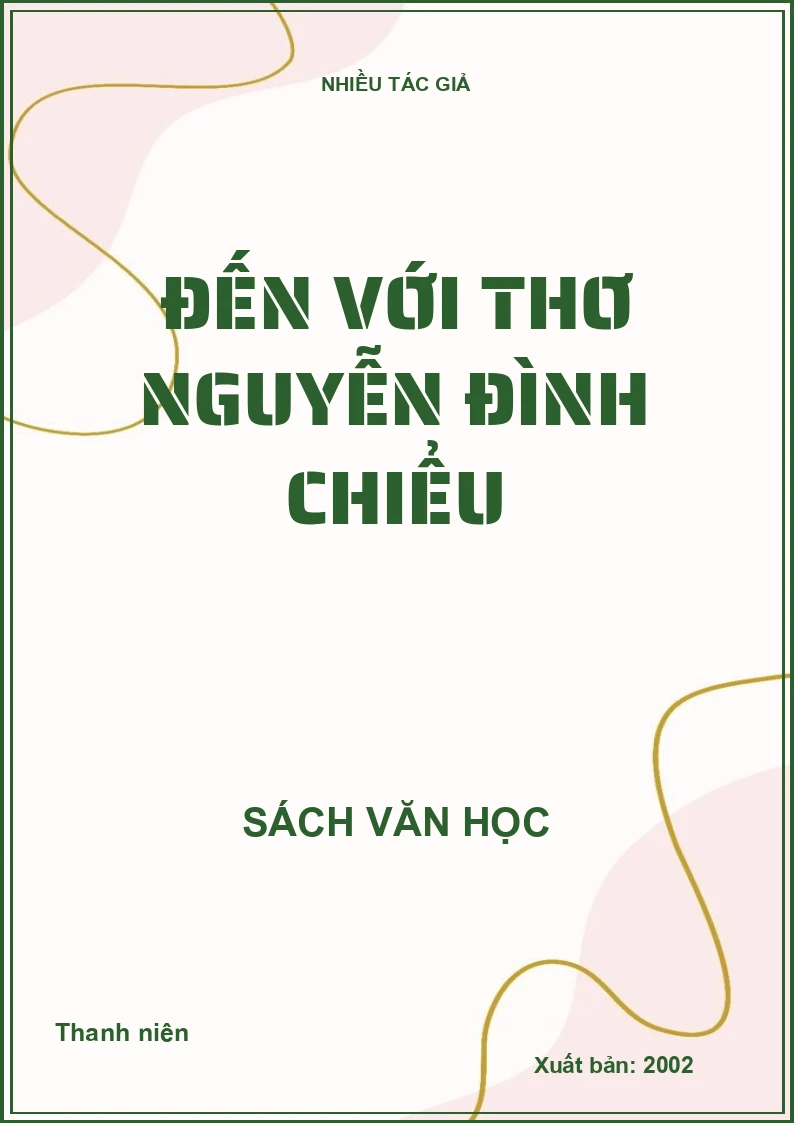 Đến với thơ Nguyễn Đình Chiểu