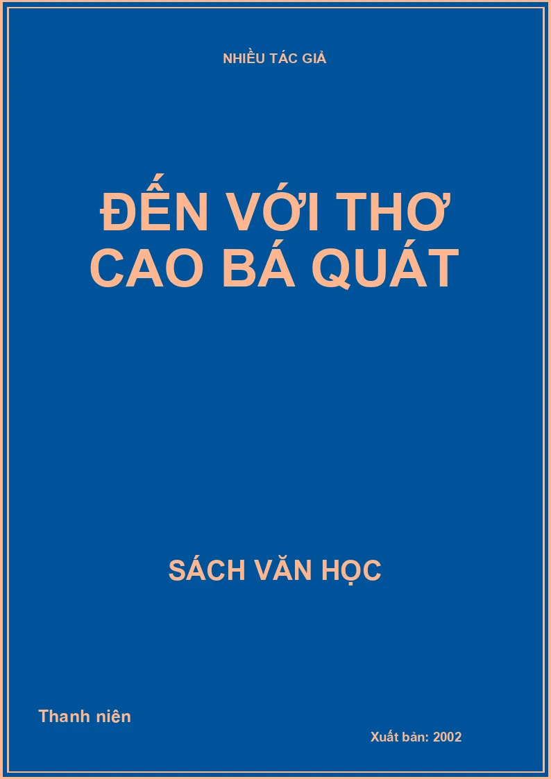 Đến với thơ Cao Bá Quát