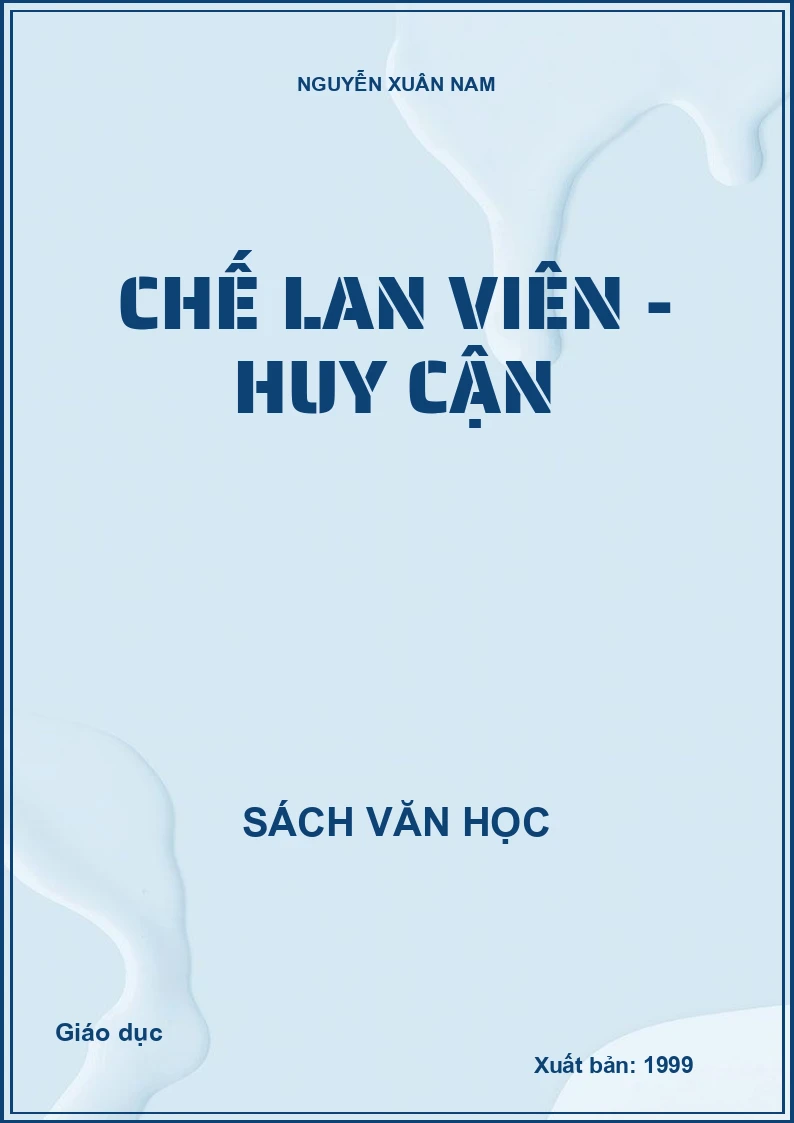 Chế Lan Viên - Huy Cận