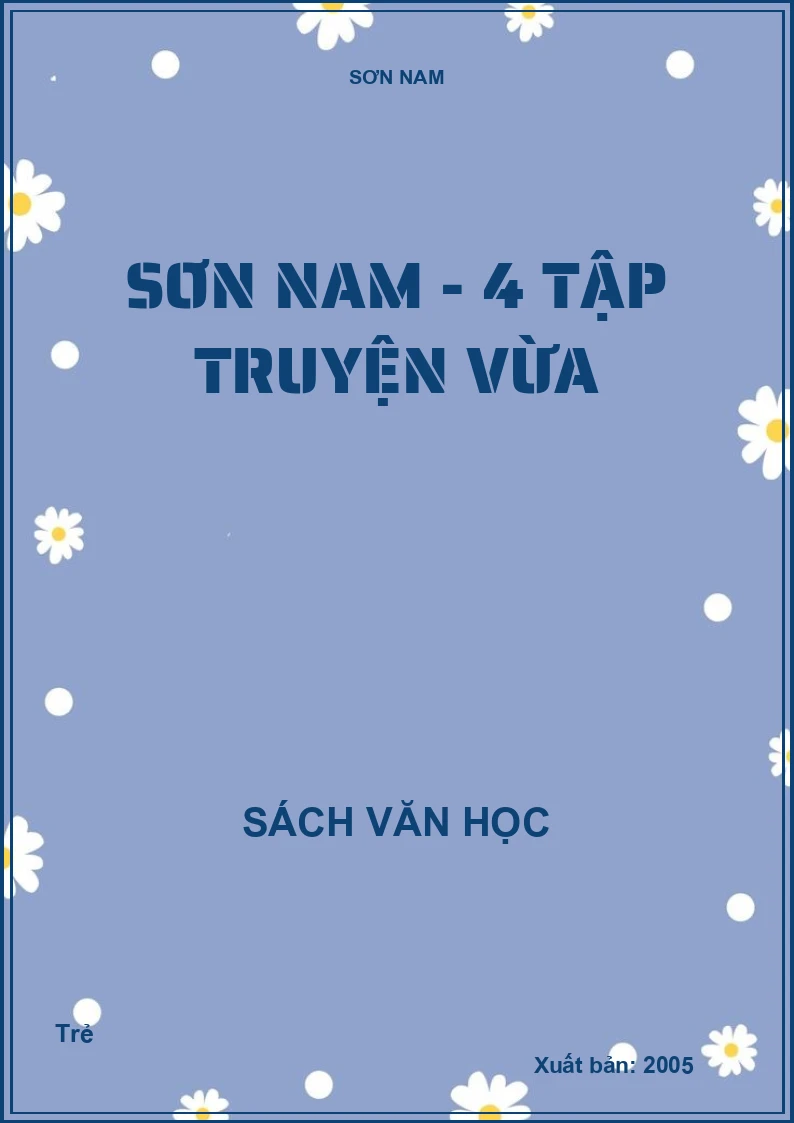 Sơn Nam - 4 tập truyện vừa