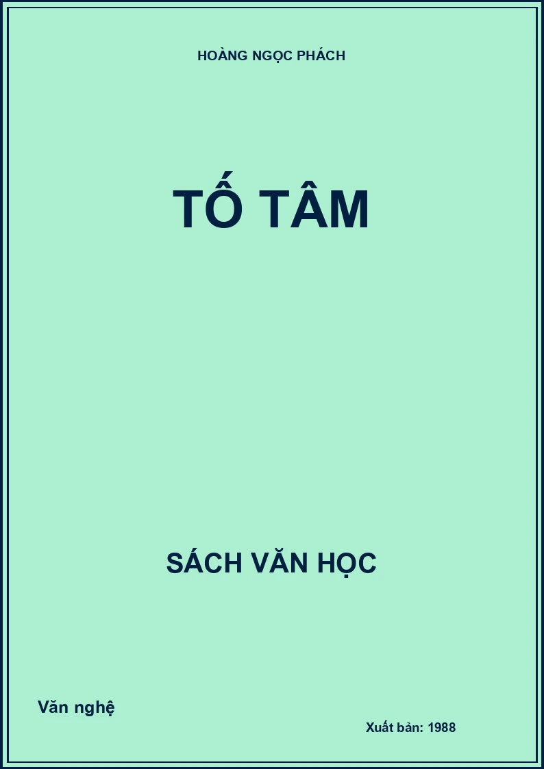 Tố Tâm