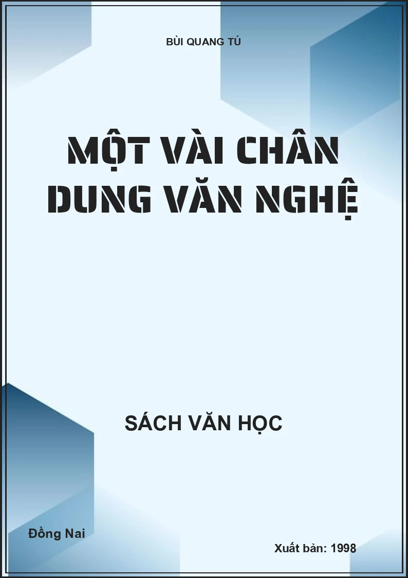 Một vài chân dung văn nghệ