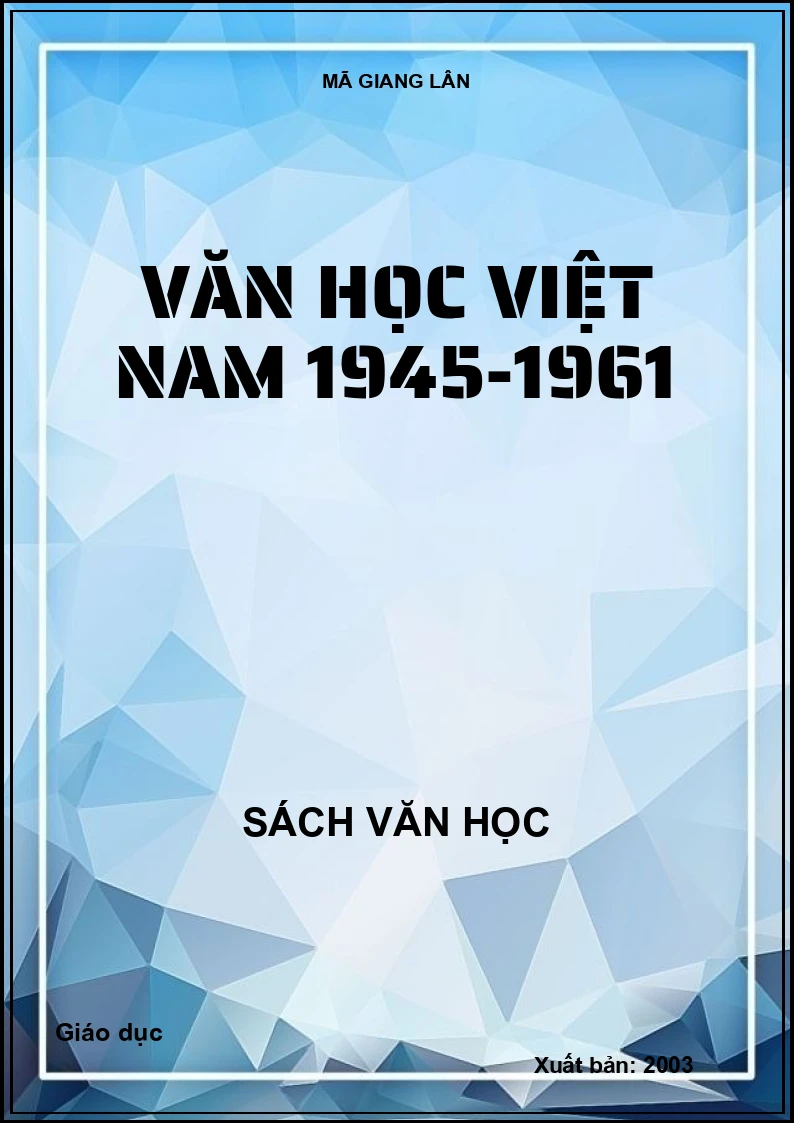 Văn học Việt Nam 1945-1954