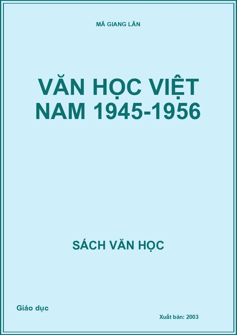 Văn học Việt Nam 1945-1954