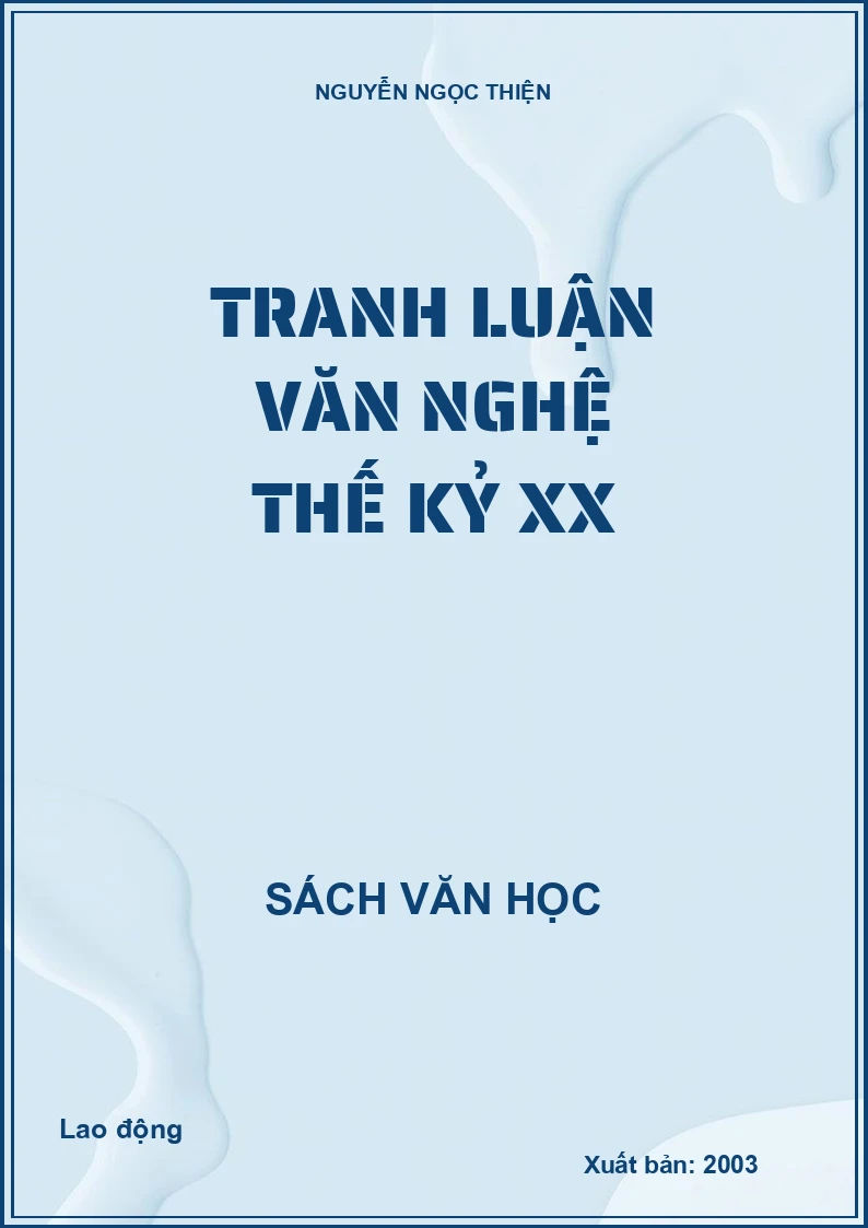 Tranh luận văn nghệ Thế kỷ XX