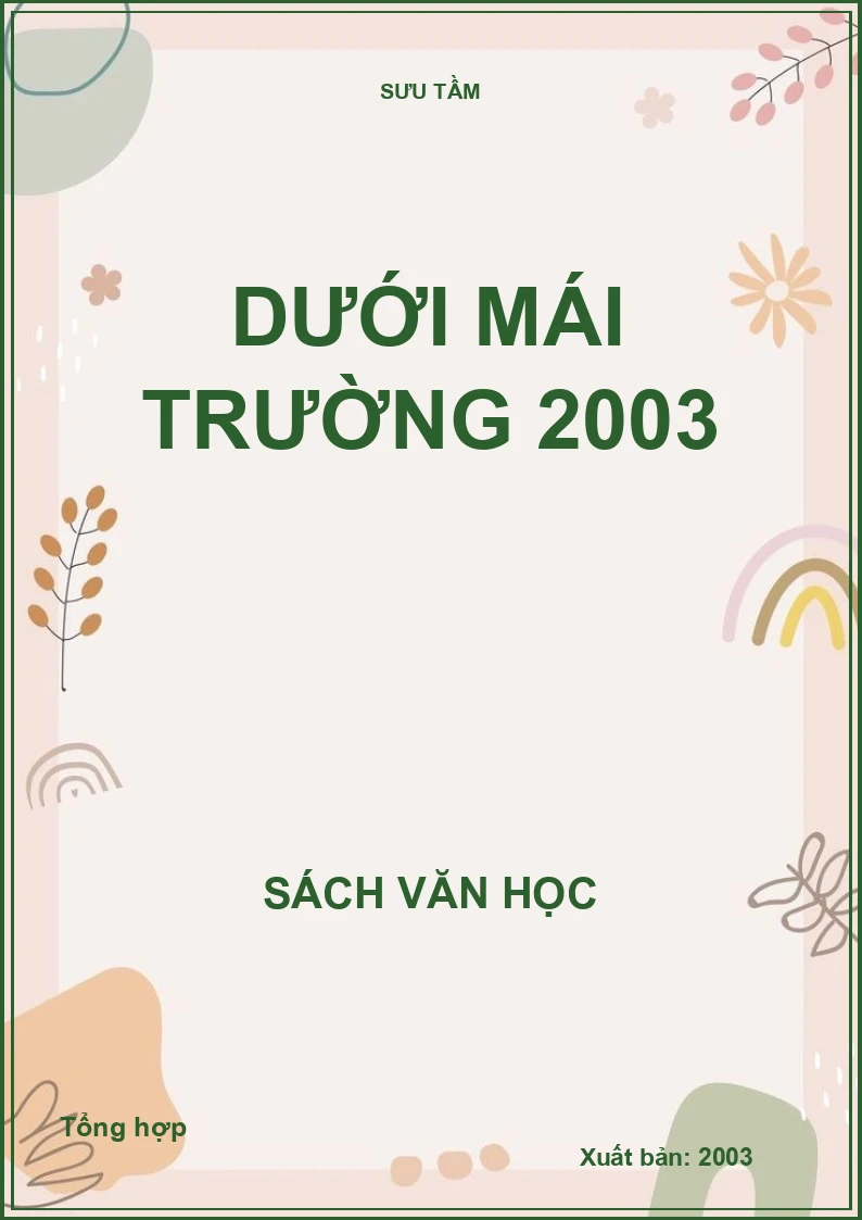 Dưới mái trường 2003